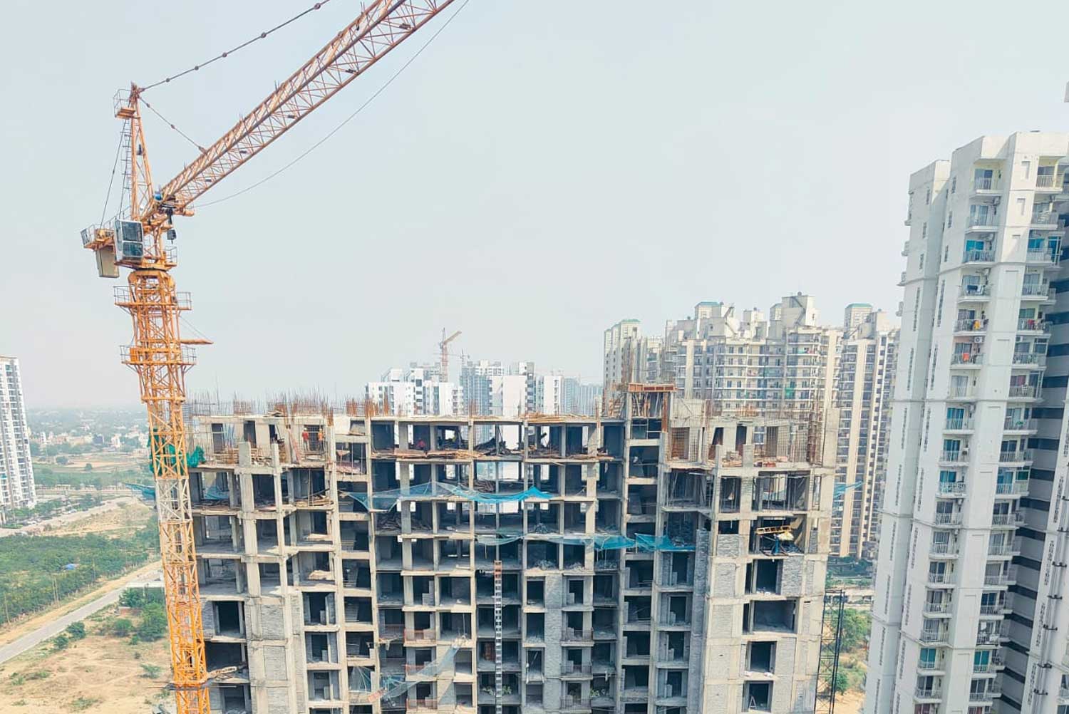 Skytech Colours Avenue construction progress, 2025, photo 7
